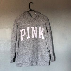 Small Grey Colored Victoria Secret Pink Hoodie